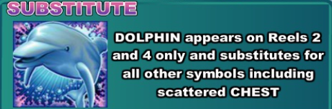 Dolphin Reef สัญลักษณ์ WILD